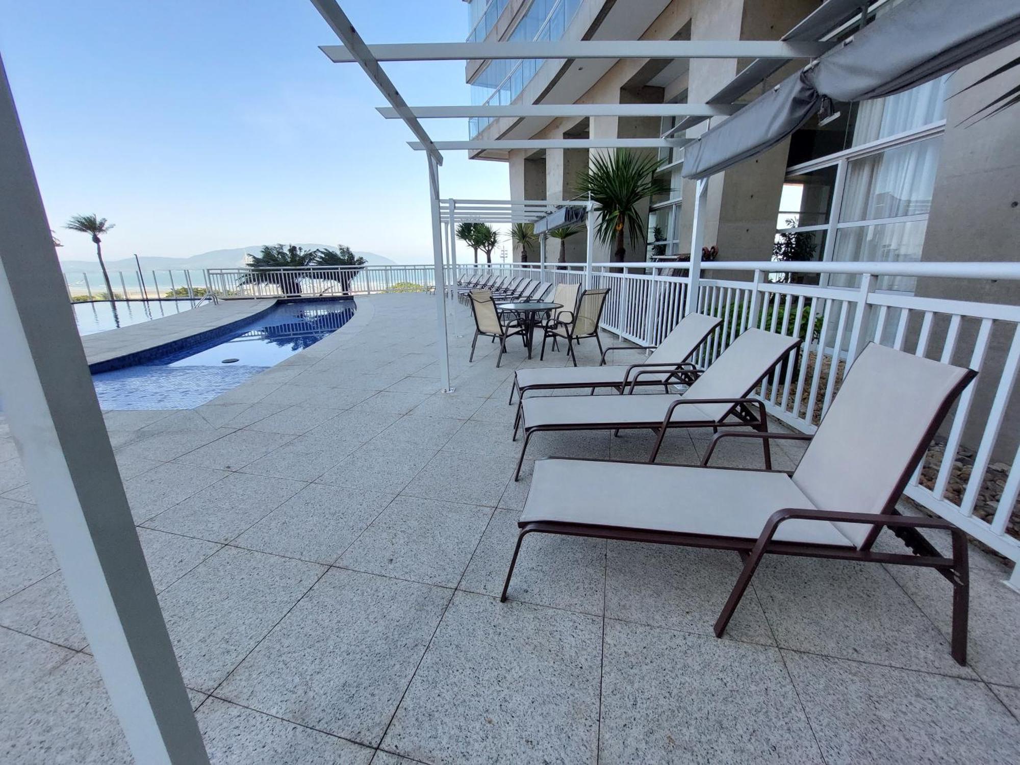 Ferienwohnung Book Santos Unlimited 817 Elegancia Vista Mar Exterior foto
